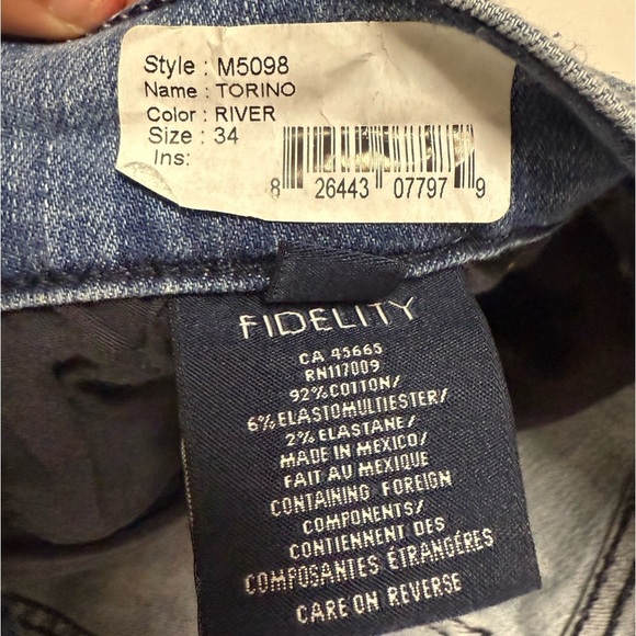 Fidelity Denim Torino Slim Jeans Men's - Picture 6 of 10